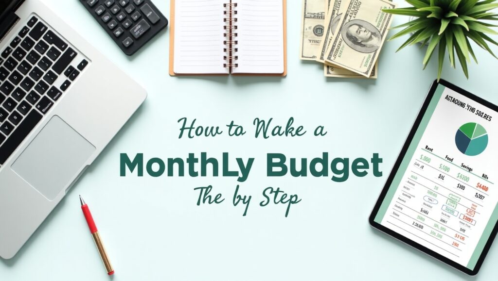 💰 How to Make a Monthly Budget – Step by Step