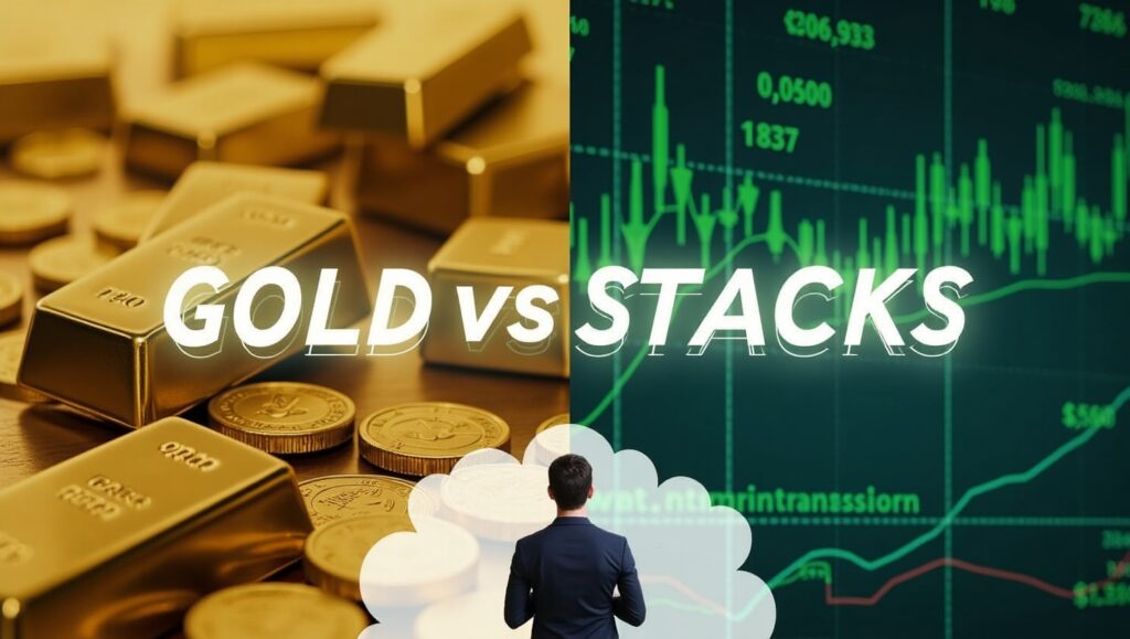 💰 Gold vs Stocks – Which Is the Better Investment?